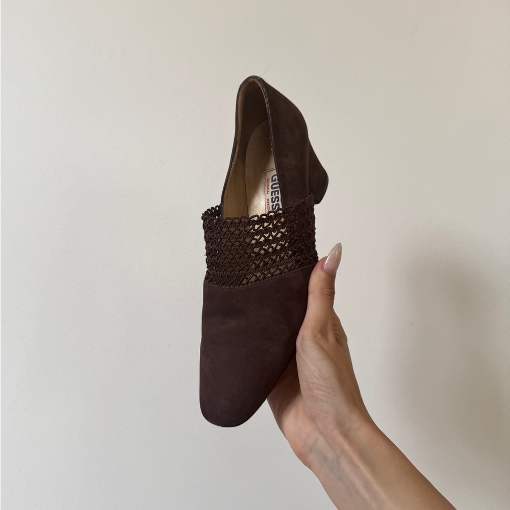 Vintage Guess suede loafers